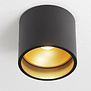 Modern Hotel chique plafondlamp Orleans 1-lichts zwart goud