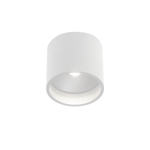 Artdelight Moderne minimalistische plafondlamp Orleans 1-lichts wit