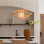Landelijk - Ibiza - hanglamp - 1-lichts - naturel - Ø70 cm - Maui