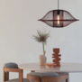 Bohemian - moderne - hanglamp - 1-lichts - burgundy - Ø70 cm - Maui