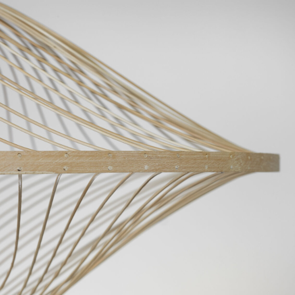 GOOD & MOJO Moderne Bohemian plafondlamp Maui 1-lichts Ø50 cm naturel