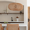 GOOD & MOJO Ibiza stijl Japandi hanglamp Arizona 1-lichts naturel