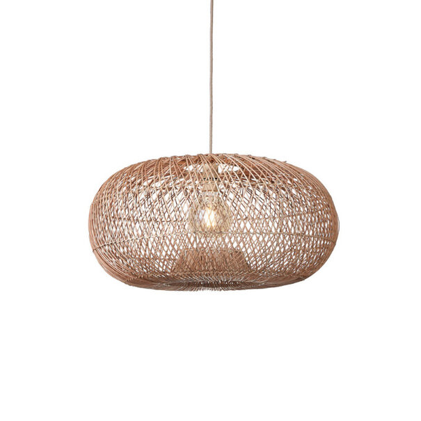 GOOD & MOJO Ibiza stijl Japandi hanglamp Arizona 1-lichts naturel