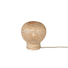 GOOD & MOJO Landelijke Ibiza stijl tafellamp Barbados 1-lichts naturel