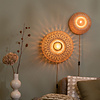 GOOD & MOJO Landelijke Ibiza stijl wandlamp Barbados 1-lichts naturel