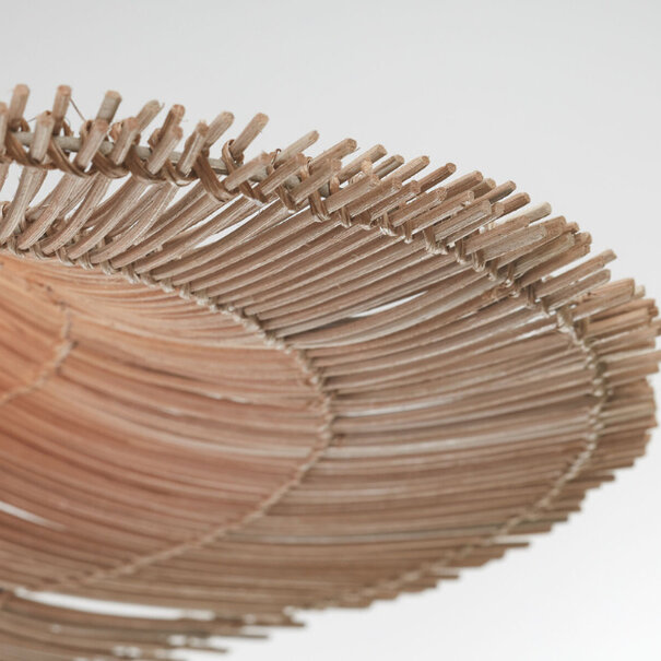 GOOD & MOJO Japandi landelijke hanglamp Cancun 1-lichts small naturel