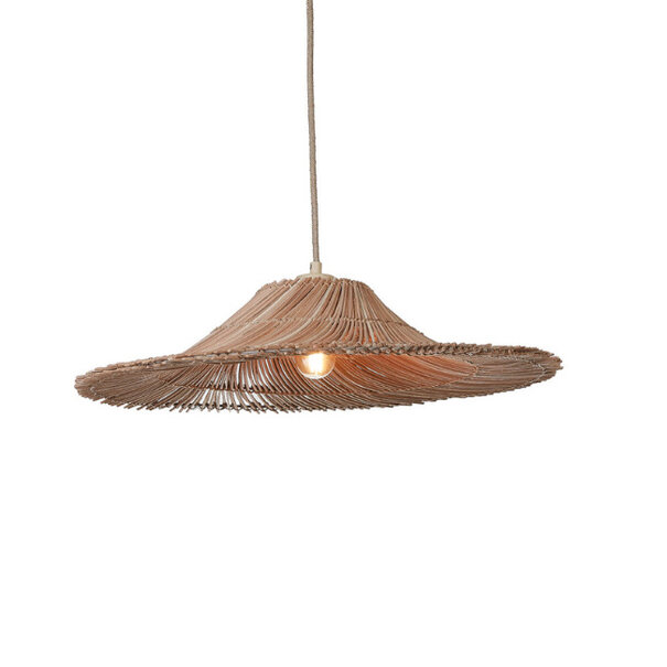 GOOD & MOJO Japandi landelijke hanglamp Cancun 1-lichts small naturel