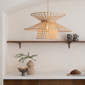 Hanglamp Machu Picchu 1-lichts naturel