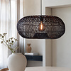 GOOD & MOJO Landelijke Ibiza stijl hanglamp Arizona 1-lichts burgundy