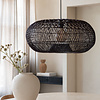 GOOD & MOJO Landelijke Ibiza stijl hanglamp Arizona 1-lichts burgundy