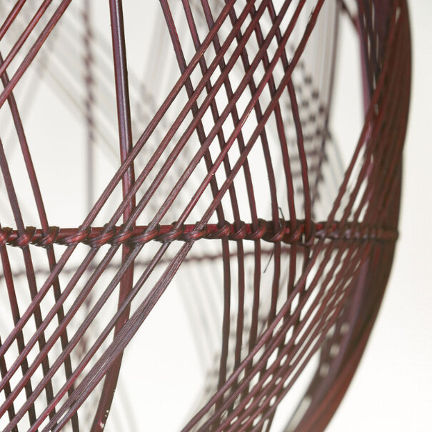 GOOD & MOJO Bohemian moderne hanglamp Mendoza large 1-lichts burgundy