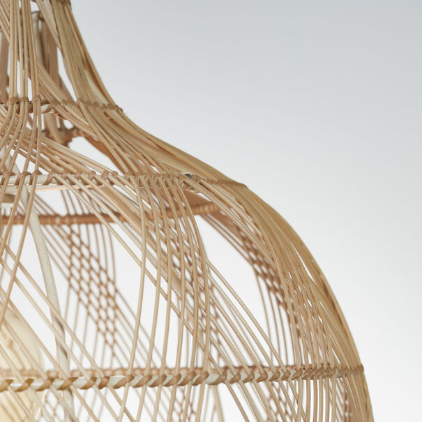 GOOD & MOJO Bohemian moderne hanglamp Mendoza large 1-lichts naturel