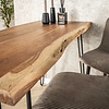 BelaLuz Landelijke Bartafel Brando 130 cm acaciahout