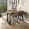 BelaLuz Industriële bartafel San Diego 135 cm blank antiek mangohout