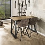 Industriële bartafel San Diego 135 cm blank antiek mangohout