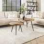 Industrieel salontafel Magma 2 set metallic antiek brons