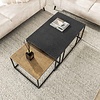 BelaLuz Moderne Industriële salontafel Magma 2 set brons zwart