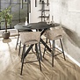 Moderne Scandinavische Bartafel Costa 140cm kruis