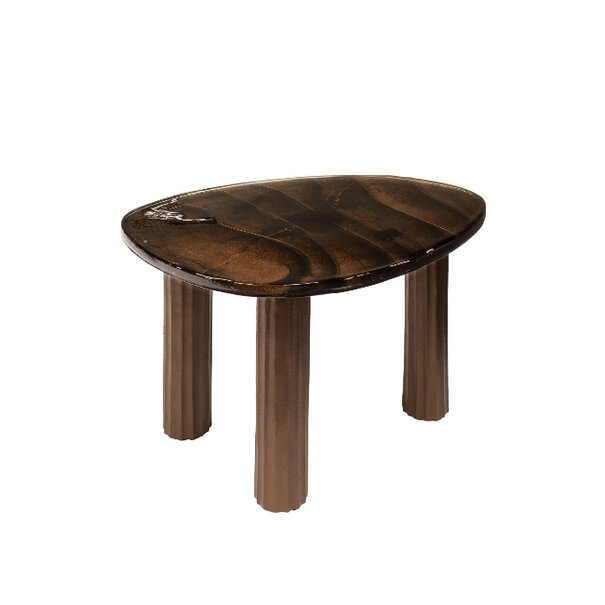 BelaLuz Hotel chique design salontafel Glare medium koper antiek