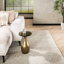 Bijzettafel Glare small goud antiek druppelvormig