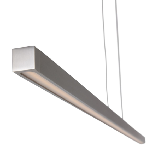 Mexlite minimalistische hanglamp Danske 1-lichts staal