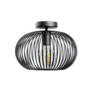 Modern - industriële - plafondlamp - 1-lichts - zwart - Ø30 cm - Wire