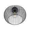 ETH Modern Industriële plafondlamp Wire 1-lichts Ø40 cm zwart