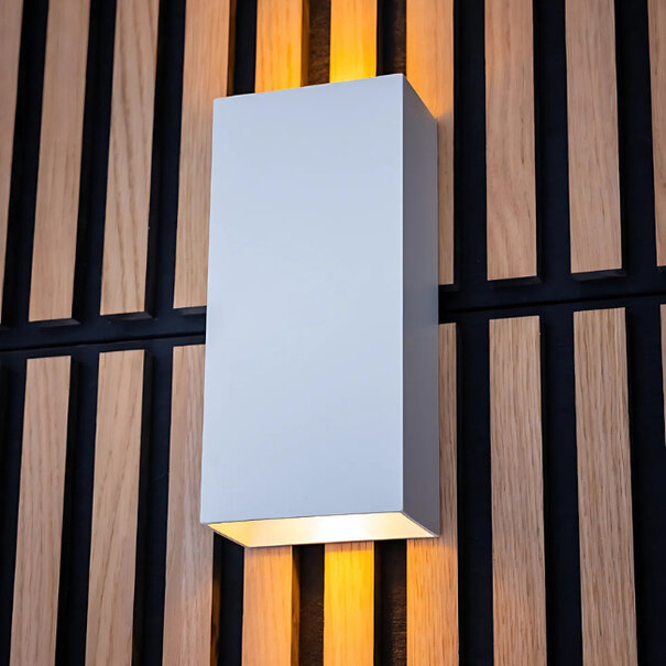 ETH Scandinavische minimalistische wandlamp David 2-lichts wit