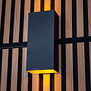 Hotel chique - modern - wandlamp - 2-lichts - zwart goud - David