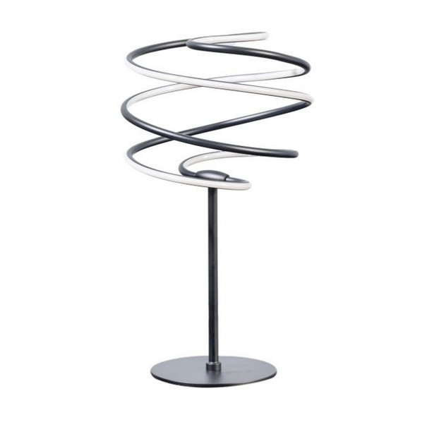 ETH minimalistisch design tafellamp Slinger zwart 3 standen