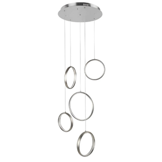 Hanglamp Olympia 5-lichts staal