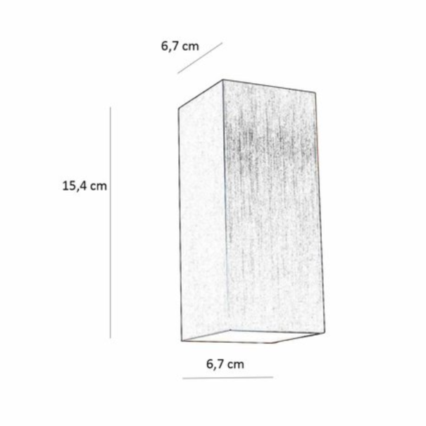 Artdelight Modern Hotel Chique wandlamp Dante 2-lichts mat goud