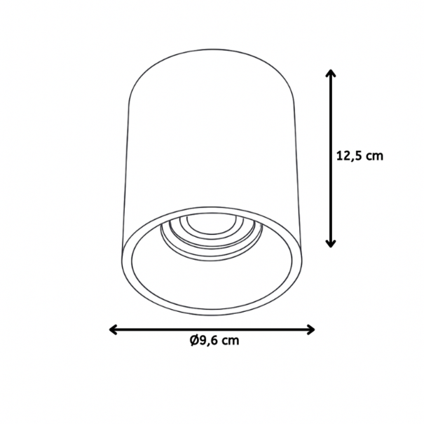 Artdelight Modern Hotel Chique plafondlamp Moreno 1-lichts mat goud
