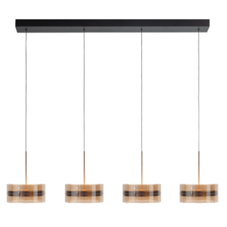 Hanglamp Enzo 4-lichts brons