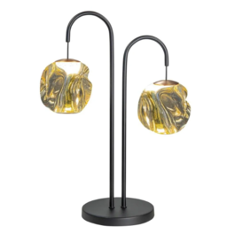 Tafellamp Melina 2-lichts goud