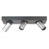Highlight Modern industrieel opbouwspot Eliano 3-lichts nikkel
