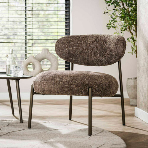 Moderne fauteuil Tissee cargo bruin