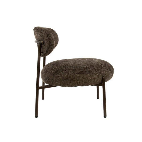 BelaLuz Moderne fauteuil Tissee cargo bruin