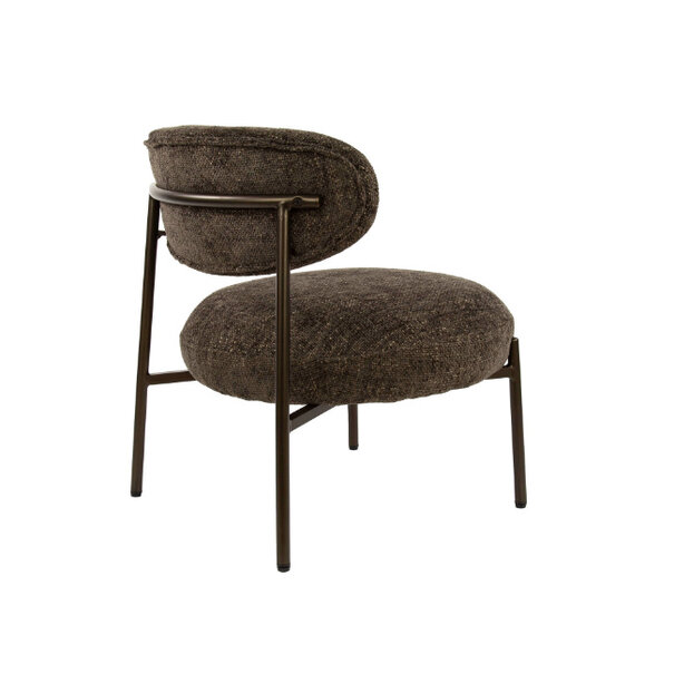 BelaLuz Moderne fauteuil Tissee cargo bruin