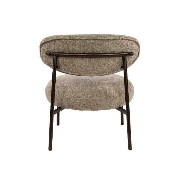 BelaLuz Modern Scandinavische fauteuil Tissee cargo zandkleur