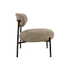 BelaLuz Modern Scandinavische fauteuil Tissee cargo zandkleur