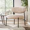 BelaLuz Modern Scandinavische fauteuil Tissee cargo zandkleur