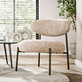 Modern Scandinavische fauteuil Tissee cargo zandkleur