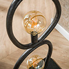 BelaLuz Moderne vloerlamp Flint 4 lichts charcoal