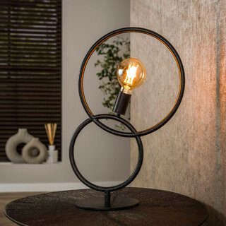 Tafellamp Loop 1-lichts charcoal