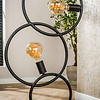 BelaLuz Modern design vloerlamp Loop 3-lichts charcoal