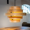 ETH Moderne Scandinavische hanglamp Oaknut 1-lichts 5 ringen Ø50 cm