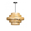 ETH Moderne Scandinavische hanglamp Oaknut 1-lichts 5 ringen Ø50 cm