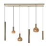 Ztahl Modern design hanglamp Riva 6-lichts Quartz