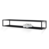 BelaLuz Modern minimalistisch schoenenrek School 120 cm zwart